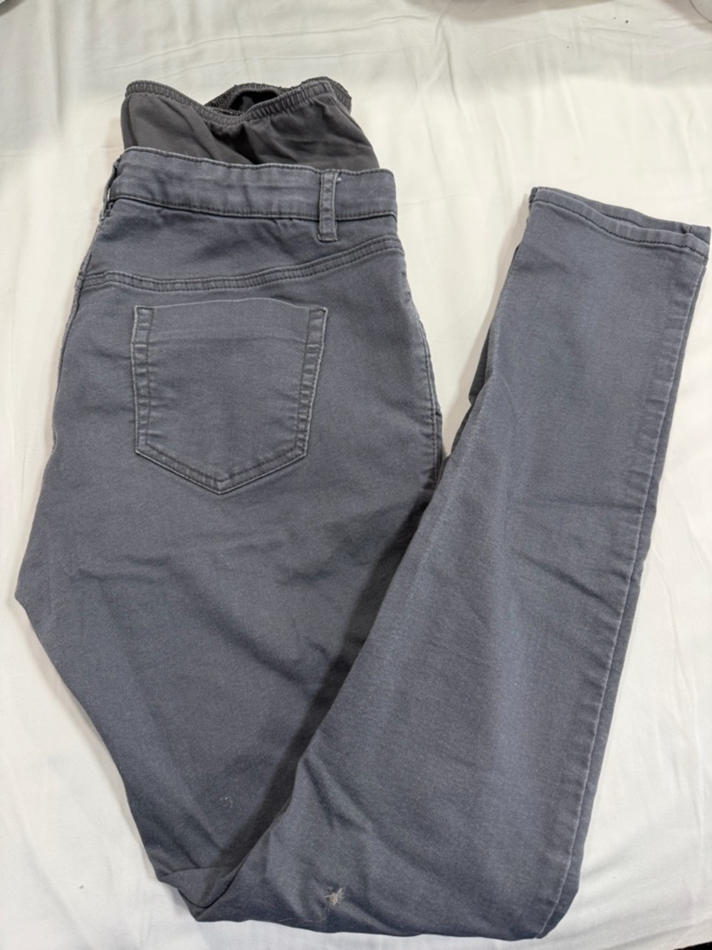 Women’s Maternity Charcoal Stretch Skinny Jeans